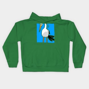 Stork - Minimal Kids Hoodie